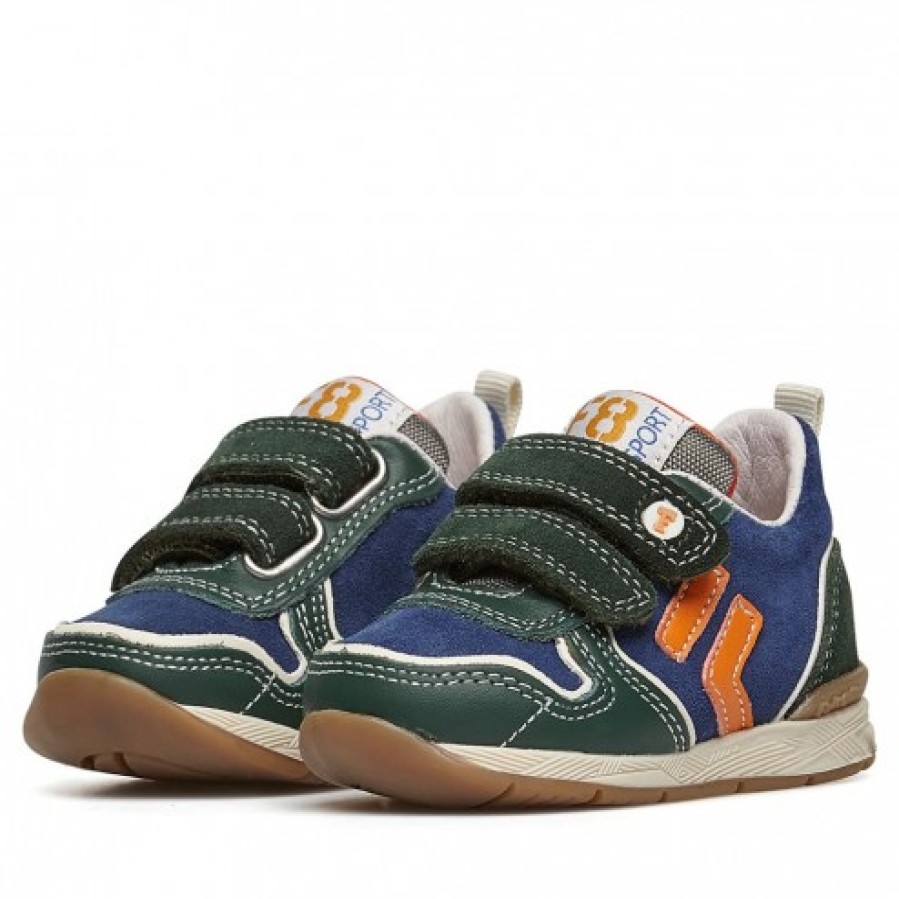 Boy FALCOTTO | Falcotto Hack 2 Vl. - Suede And Fabric Sneakers - Green