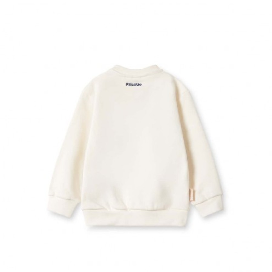 Boy FALCOTTO | Aren - Cotton Sweatshirt - White