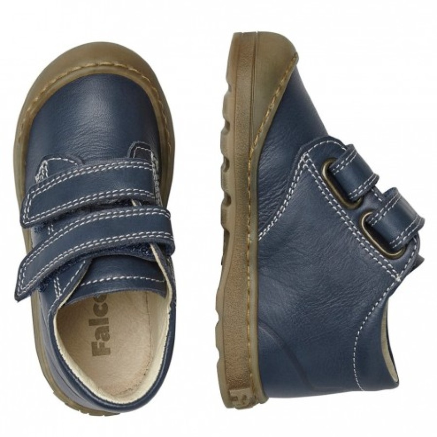 Boy FALCOTTO | Falcotto Labloom Vl - Leather Sneakers - Navy