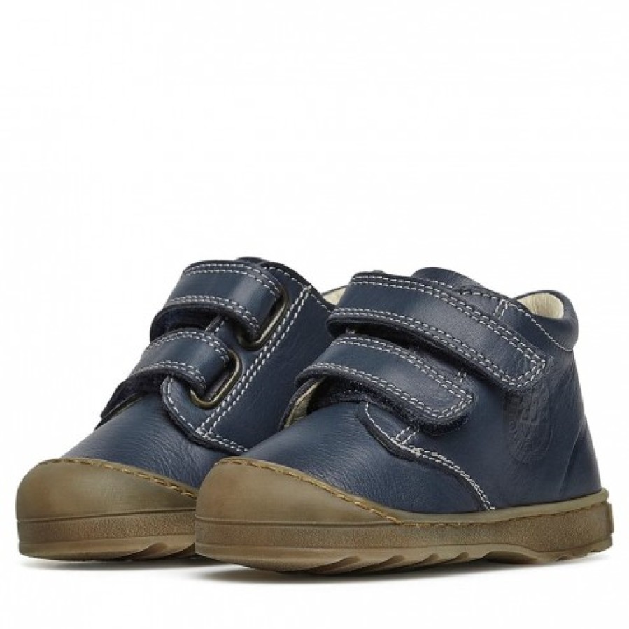 Boy FALCOTTO | Falcotto Labloom Vl - Leather Sneakers - Navy