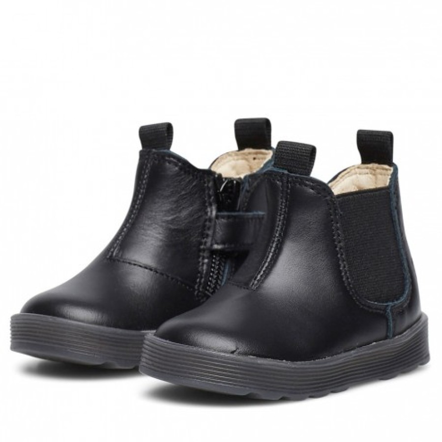 Girl FALCOTTO | Falcotto Tarbell - Beatle Boots With Zip - Black