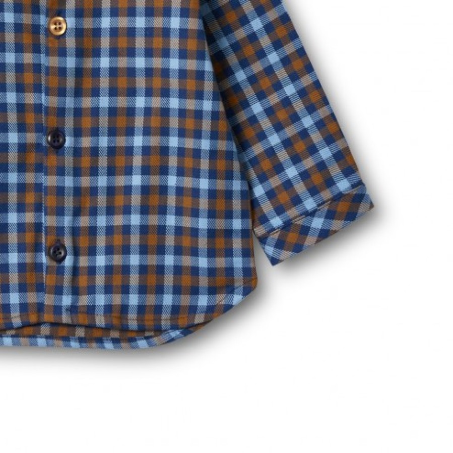 Boy FALCOTTO | Arild - Checked Shirt - Navy