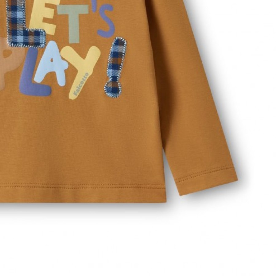 Boy FALCOTTO | Eskil - Long-Sleeve T-Shirt - Cognac