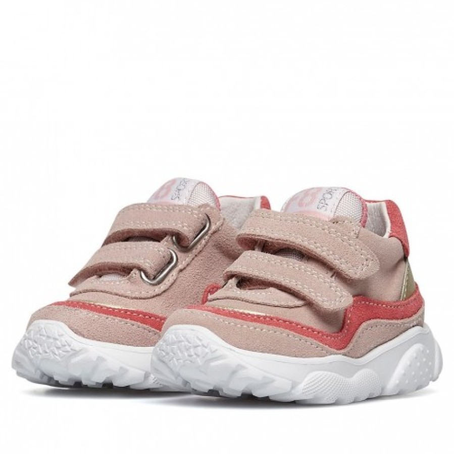 Girl FALCOTTO | Falcotto Amantea Vl. - Suede Sneakers - Pink