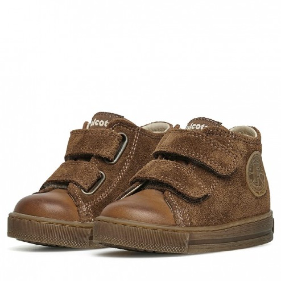 Boy FALCOTTO | Falcotto Michael - Leather And Suede Sneakers - Brown