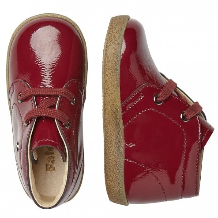 Girl FALCOTTO | Falcotto Conte - Patent Leather Lace-Up Shoes - Bordeaux