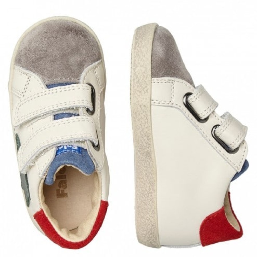 Boy FALCOTTO | Falcotto Alnoite High Vl - Leather And Suede Sneakers - White-Grey