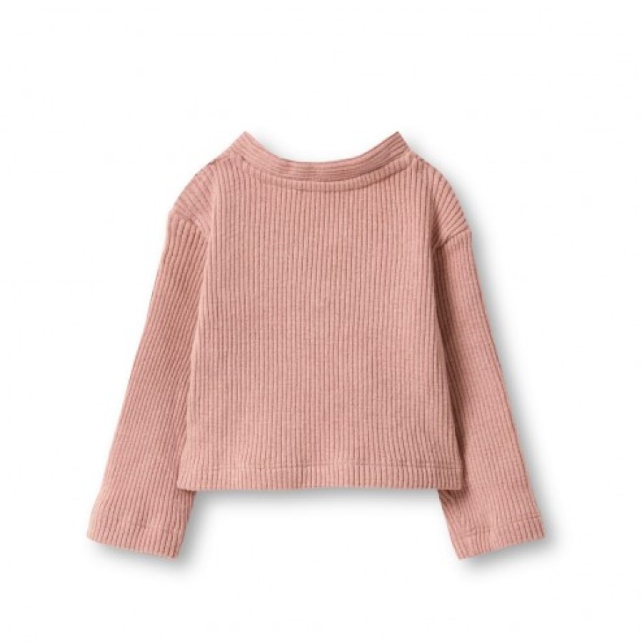 Girl FALCOTTO | Ida - Crossover Top In Corduroy - Pink