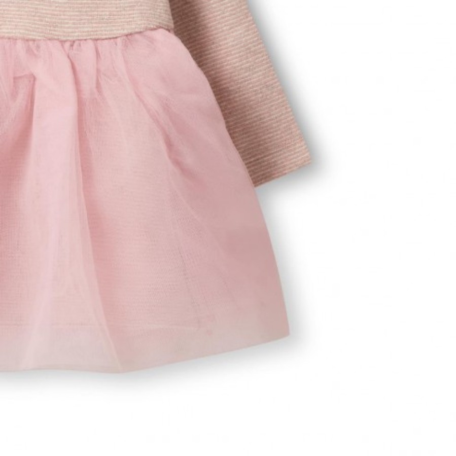 Girl FALCOTTO | Else - Cotton And Tulle Dress - Pink