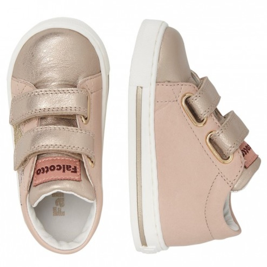 Girl FALCOTTO | Falcotto Lilimi Vl - Leather Sneakers - Powder Pink