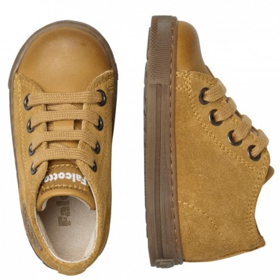 Boy FALCOTTO | Falcotto Magic - Leather And Suede Sneakers - Pumpkin