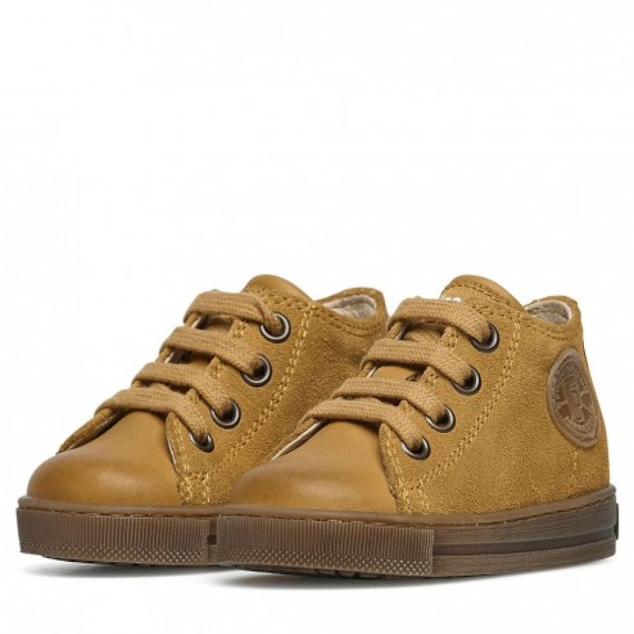 Boy FALCOTTO | Falcotto Magic - Leather And Suede Sneakers - Pumpkin