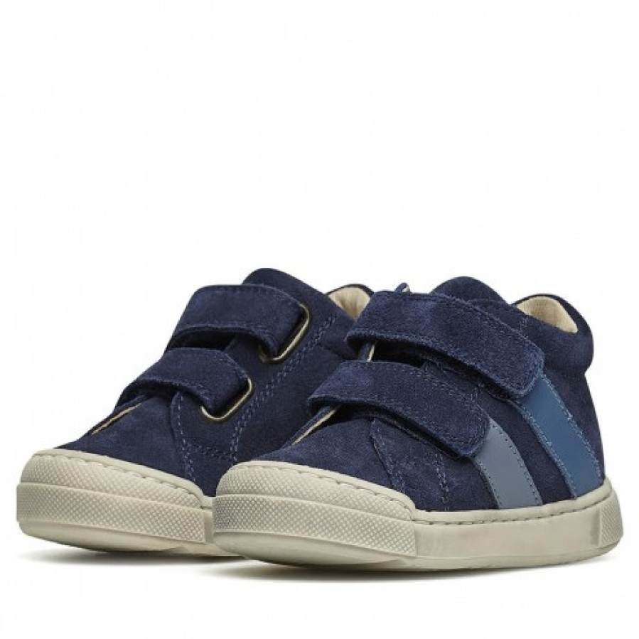 Boy FALCOTTO | Falcotto Gazer Vl - Leather And Suede Sneakers - Navy