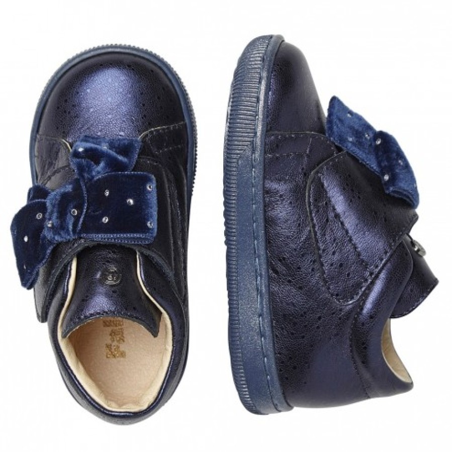 Girl FALCOTTO | Falcotto Koornia - Leather Sneakers - Blue