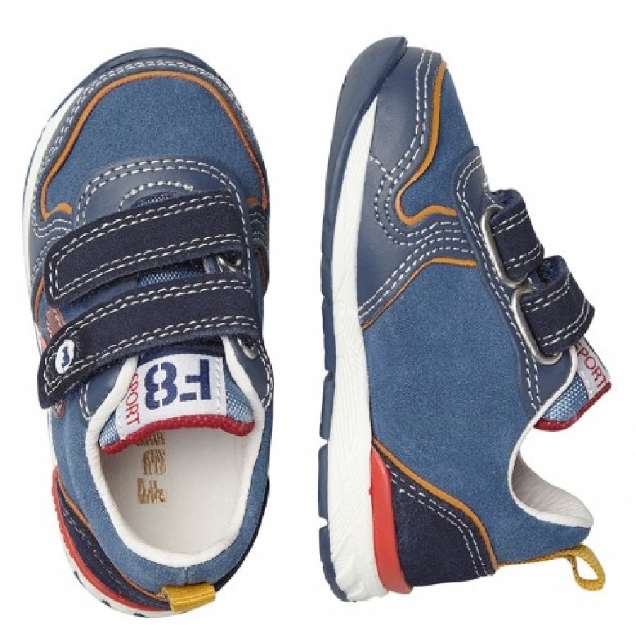 Boy FALCOTTO | Falcotto Hack 2 Vl. - Suede And Fabric Sneakers - Navy