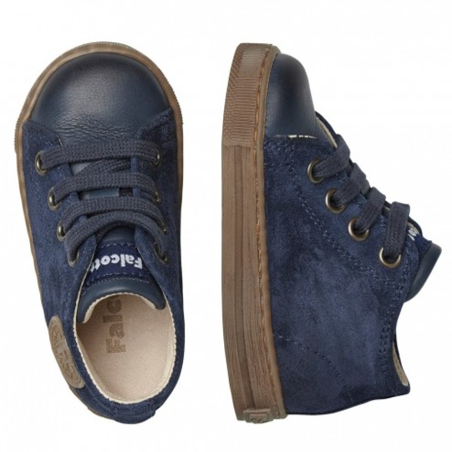 Boy FALCOTTO | Falcotto Magic - Leather And Suede Sneakers - Navy