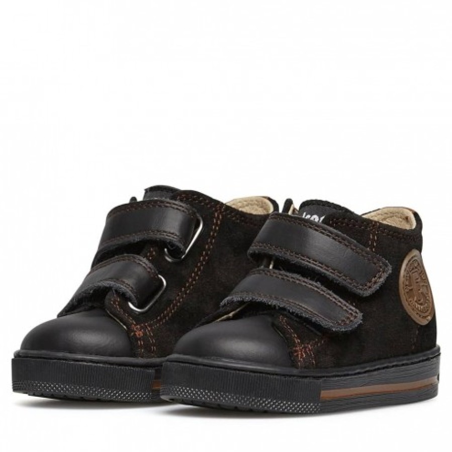 Boy FALCOTTO | Falcotto Michael - Leather And Suede Sneakers - Black