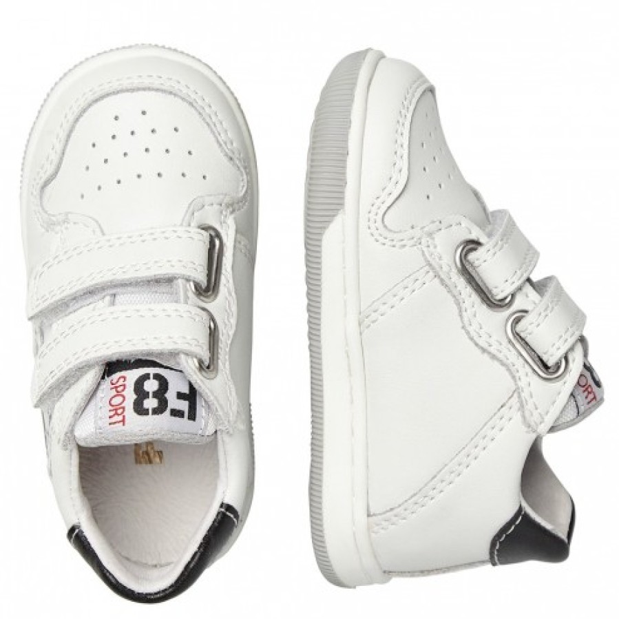 Boy FALCOTTO | Falcotto Frankie Vl. - Leather And Fabric Sneakers - White