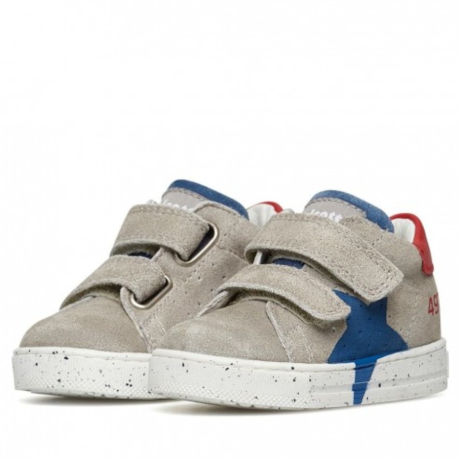 Boy FALCOTTO | Falcotto Salazar Vl - Suede Sneakers - Grey-Blue