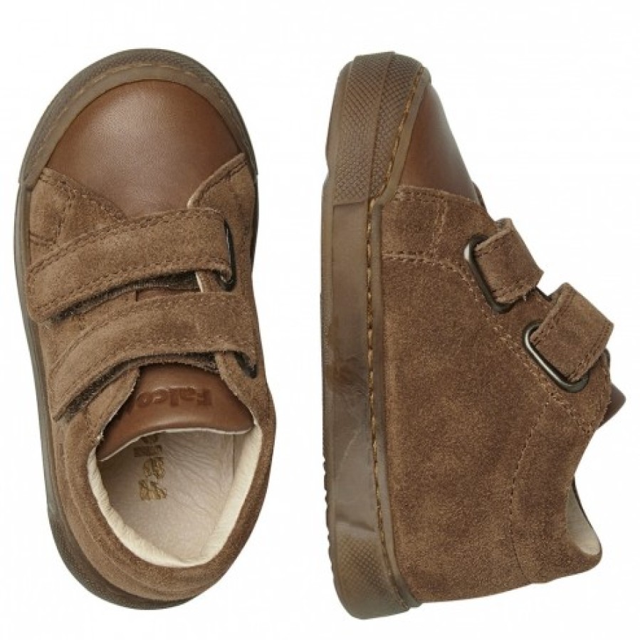 Boy FALCOTTO | Falcotto Snopes Vl - Leather And Suede Sneakers - Brown