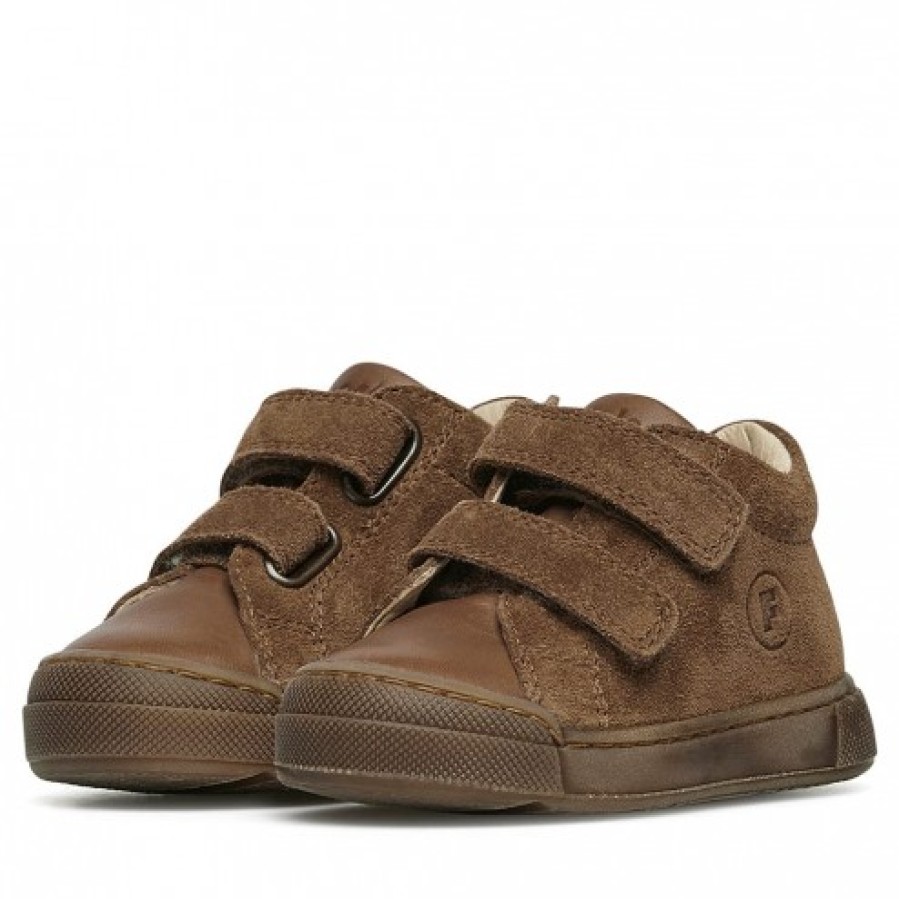 Boy FALCOTTO | Falcotto Snopes Vl - Leather And Suede Sneakers - Brown