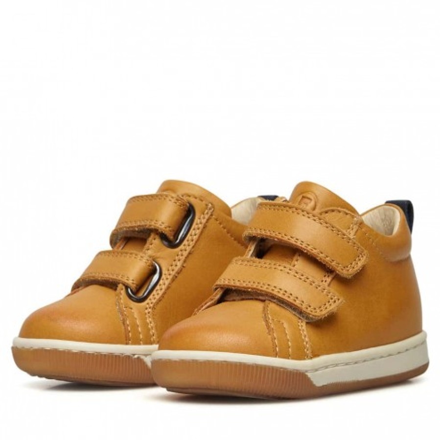 Boy FALCOTTO | Falcotto Haley Vl - Leather Sneakers - Pumpkin-Navy