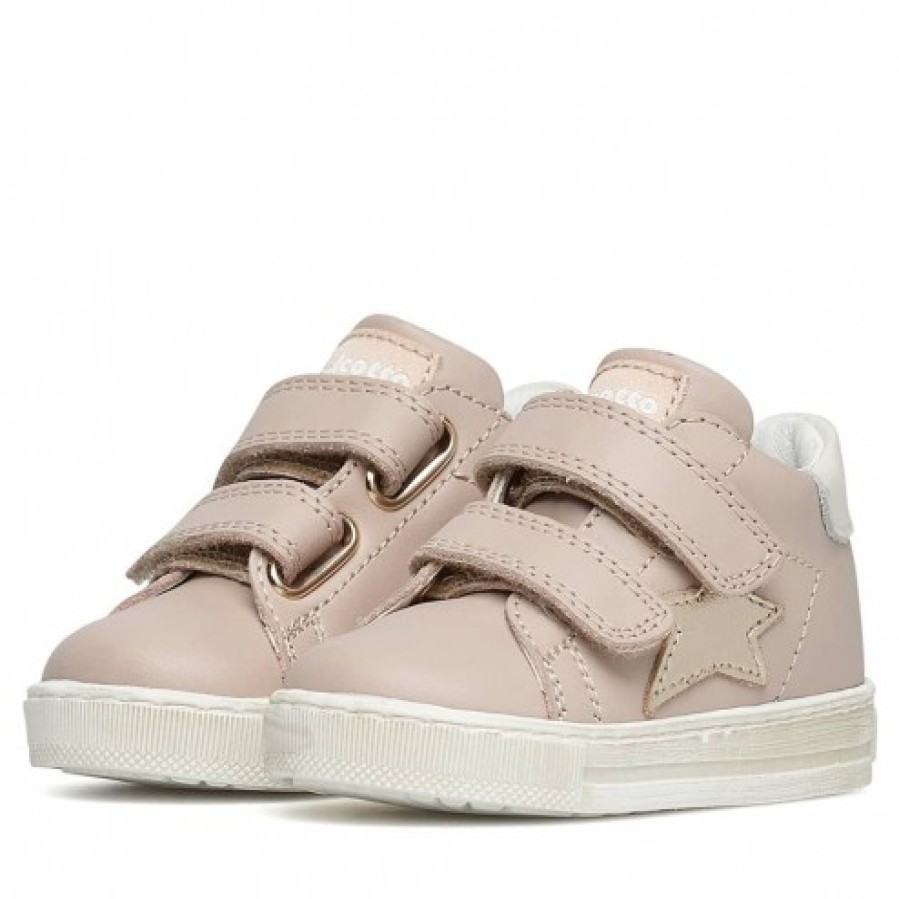 Girl FALCOTTO | Falcotto Sasha Vl - Leather Sneakers - Powder Pink