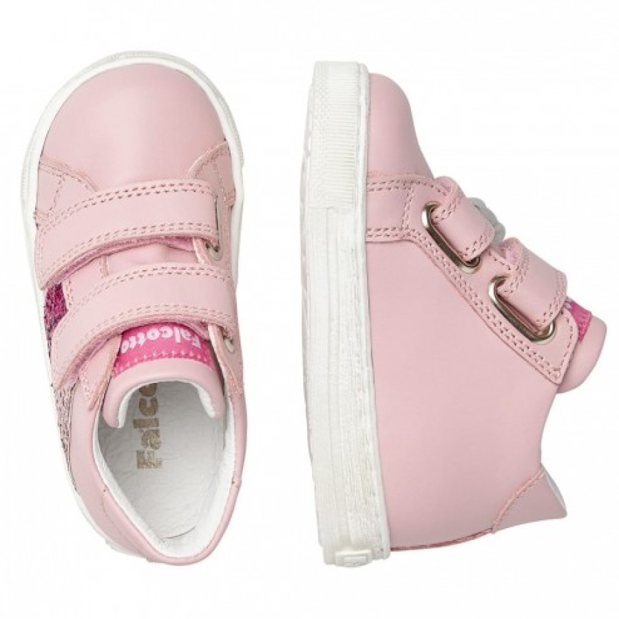 Girl FALCOTTO | Falcotto Betzi Vl - Leather Sneakers - Pink