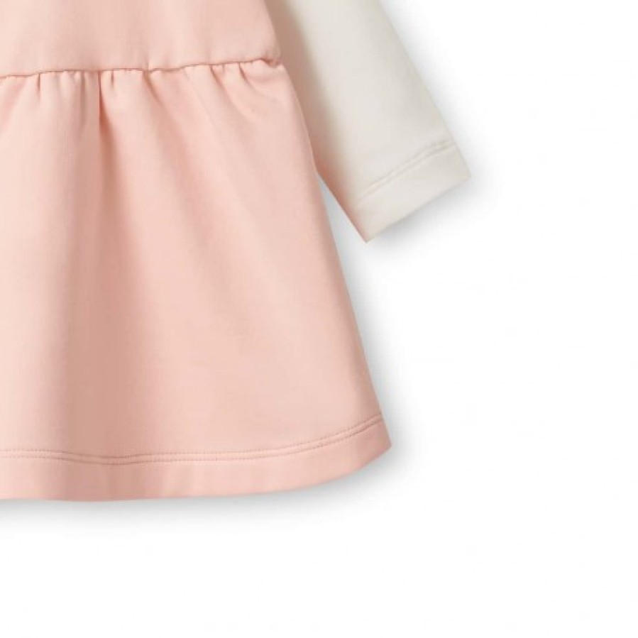 Girl FALCOTTO | Floralie - Textile Dress - Pink-Off White