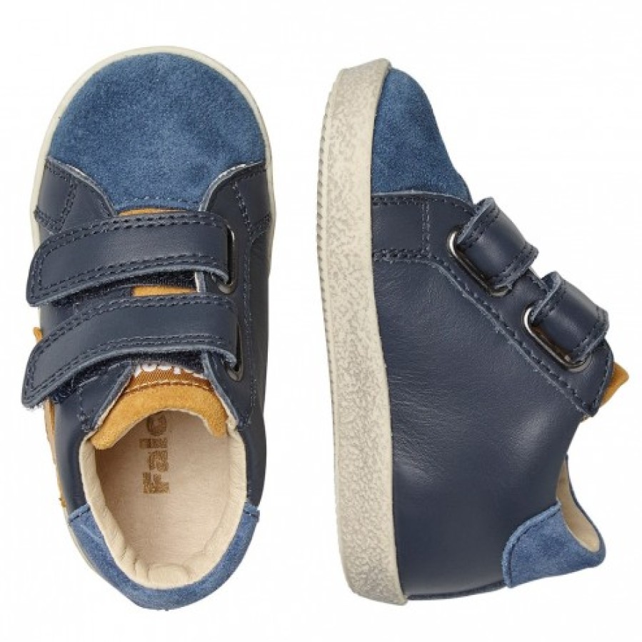 Boy FALCOTTO | Falcotto Alnoite High Vl - Leather And Suede Sneakers - Blue