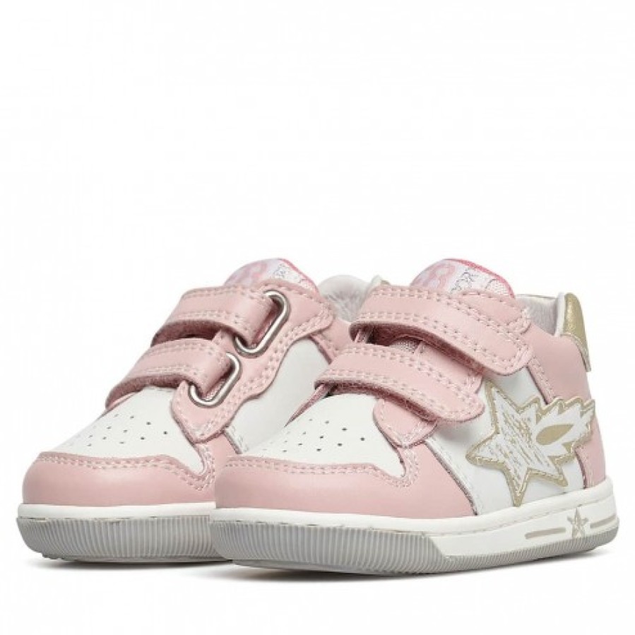 Girl FALCOTTO | Falcotto Frankie Vl. - Leather Sneakers - Pink