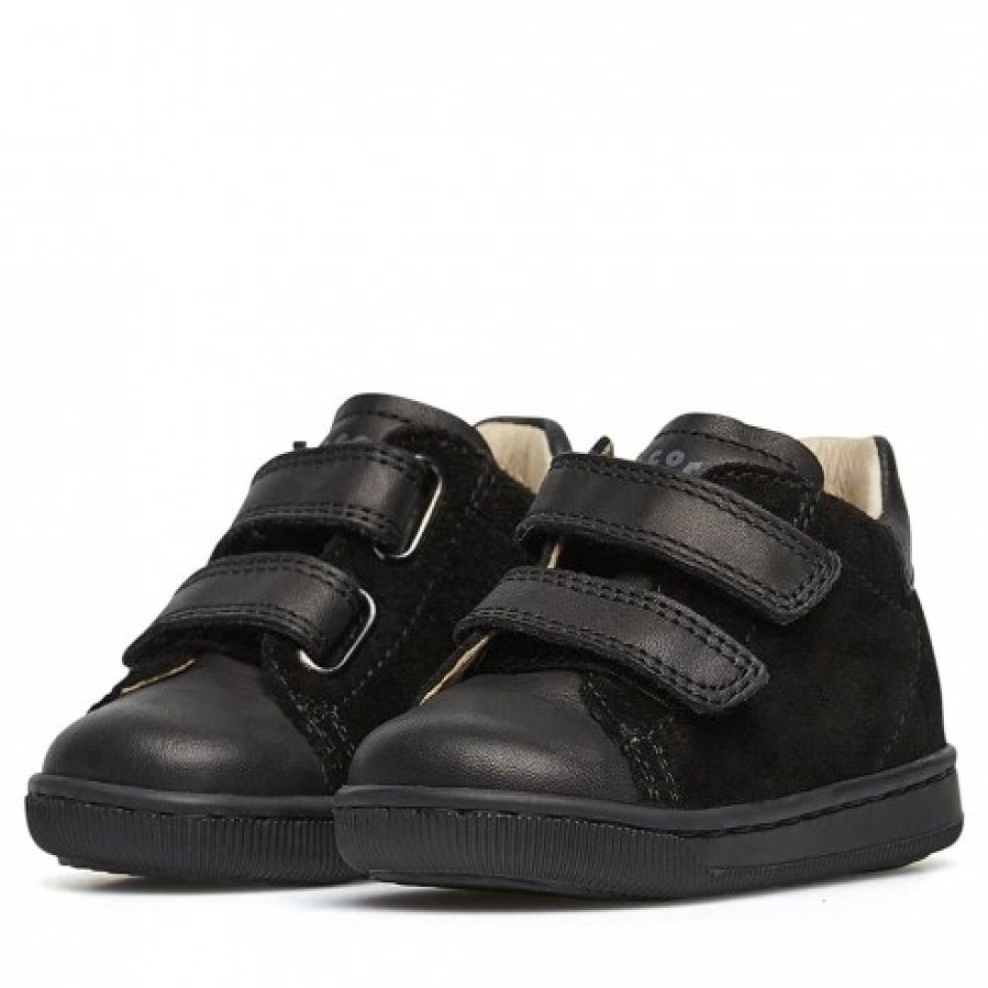 Boy FALCOTTO | Falcotto Adam Vl - Leather And Suede Sneakers - Black