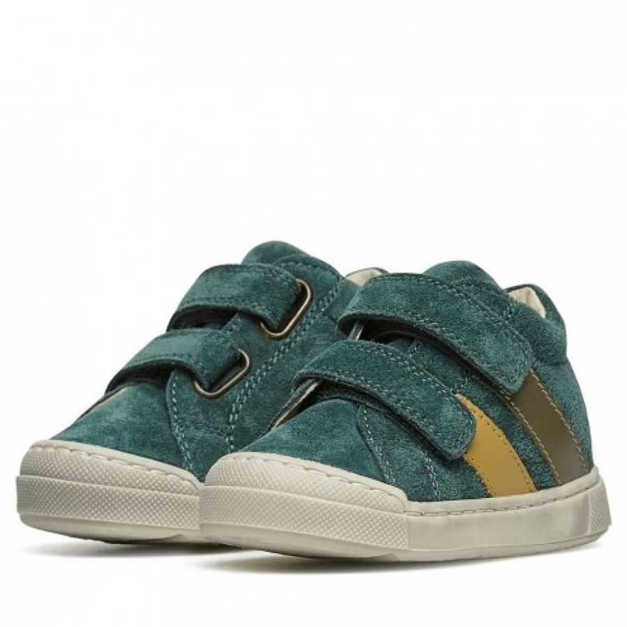 Boy FALCOTTO | Falcotto Gazer Vl - Leather And Suede Sneakers - Green