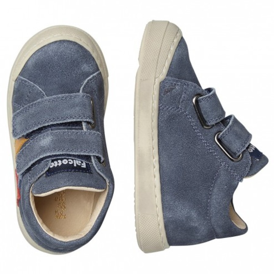 Boy FALCOTTO | Falcotto Moosy Vl 2 - Leather And Suede Sneakers - Navy