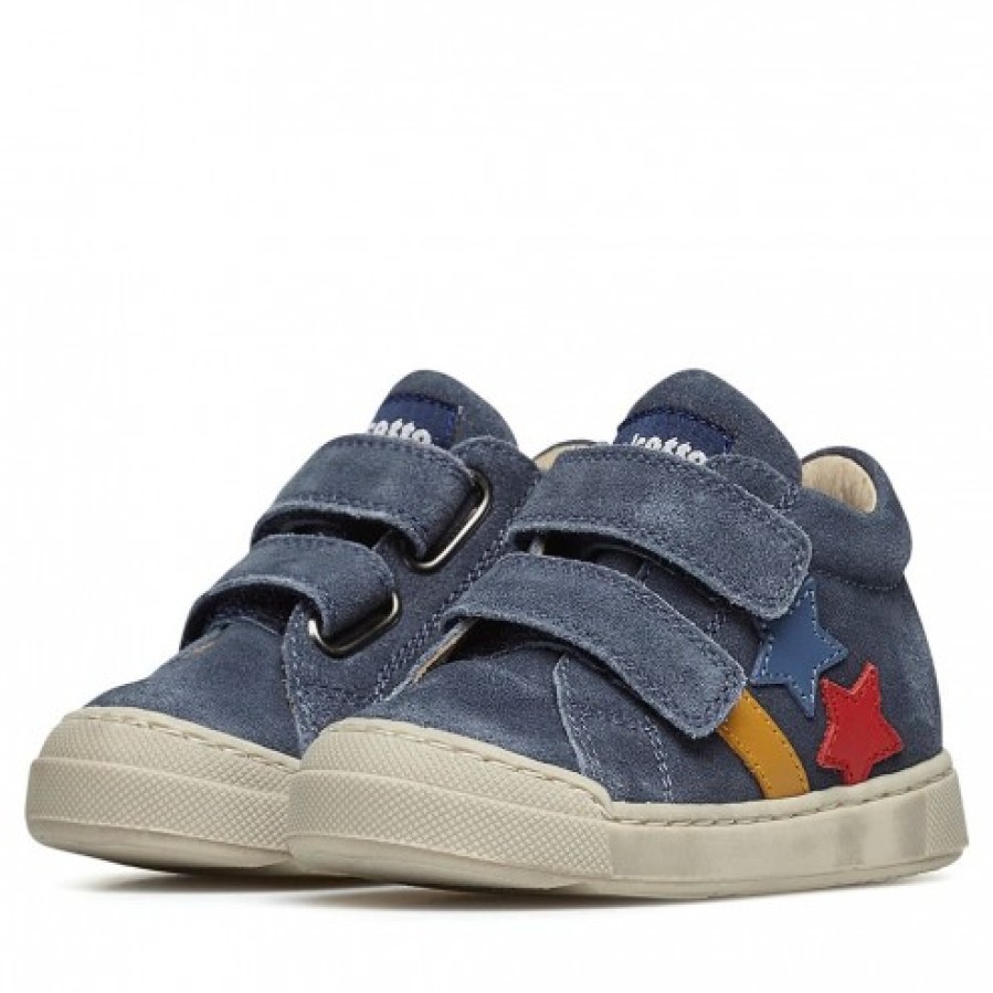 Boy FALCOTTO | Falcotto Moosy Vl 2 - Leather And Suede Sneakers - Navy