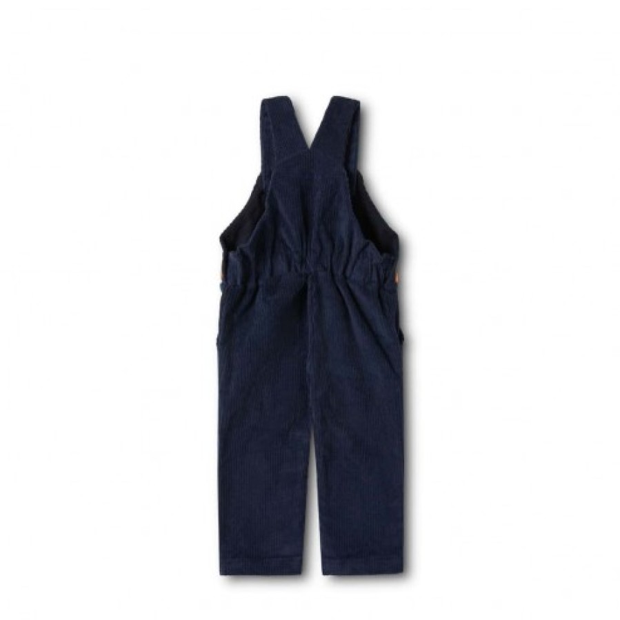 Girl FALCOTTO | Simen - Velvet Overall - Navy