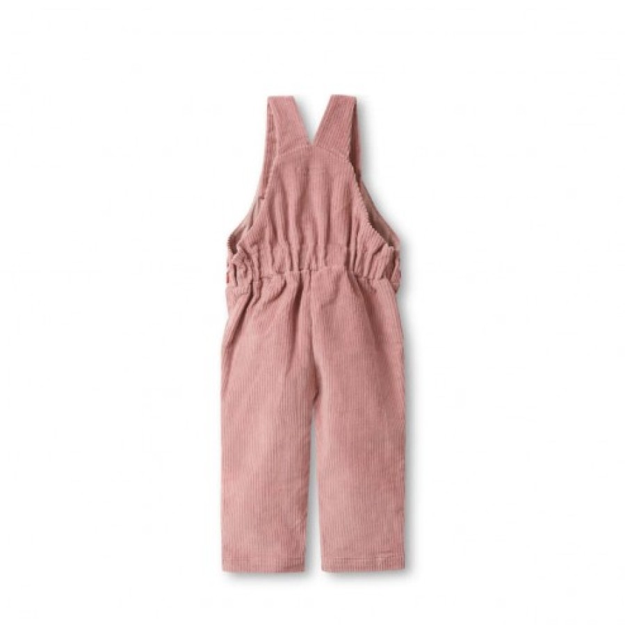 Girl FALCOTTO | Simen - Velvet Overall - Pink