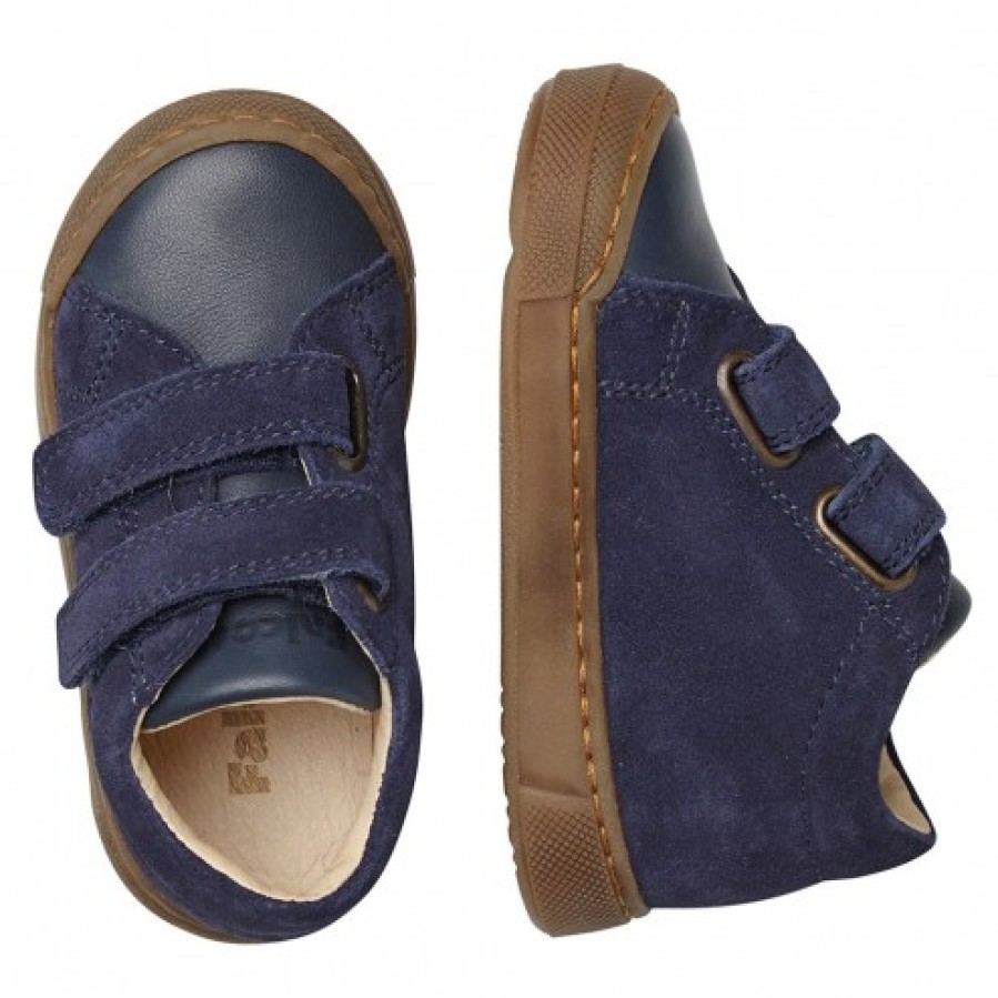 Boy FALCOTTO | Falcotto Snopes Vl - Leather And Suede Sneakers - Navy