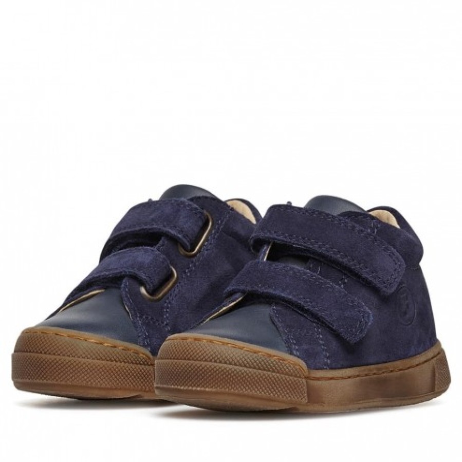 Boy FALCOTTO | Falcotto Snopes Vl - Leather And Suede Sneakers - Navy