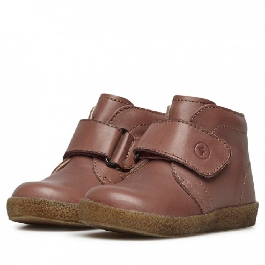 Girl FALCOTTO | Falcotto Conte Vl - Shoes In Brushed Nappa Leather With Velcro Closure - Pink