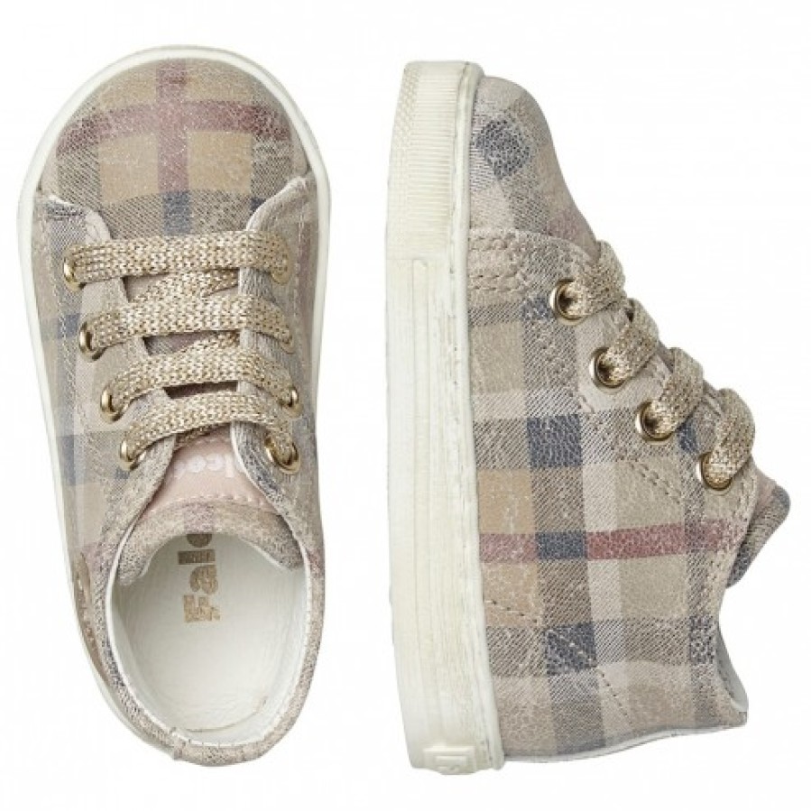 Girl FALCOTTO | Falcotto Magic - Suede Sneakers - Beige