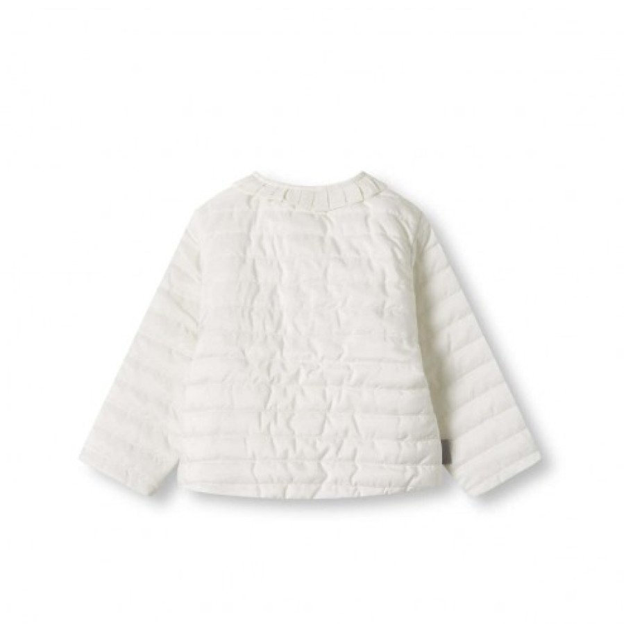 Girl FALCOTTO | Eyra - Nylon Winter Coat - Milk