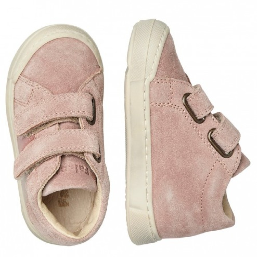 Girl FALCOTTO | Falcotto Gazer Vl - Leather And Suede Sneakers - Pink