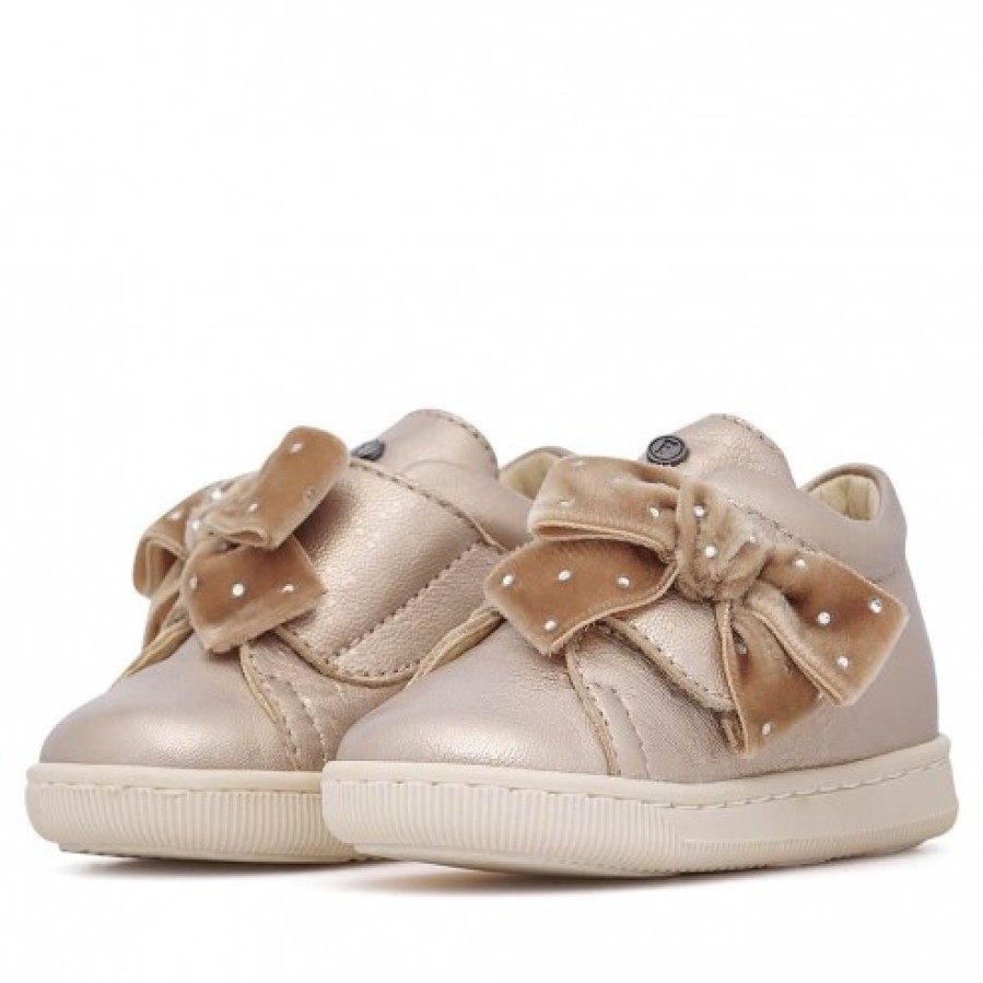 Girl FALCOTTO | Falcotto Koornia - Leather Sneakers - Powder Pink